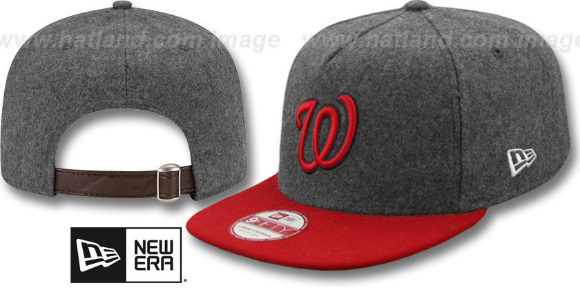 MLB Washington Nationals NE Strapback Hat #01